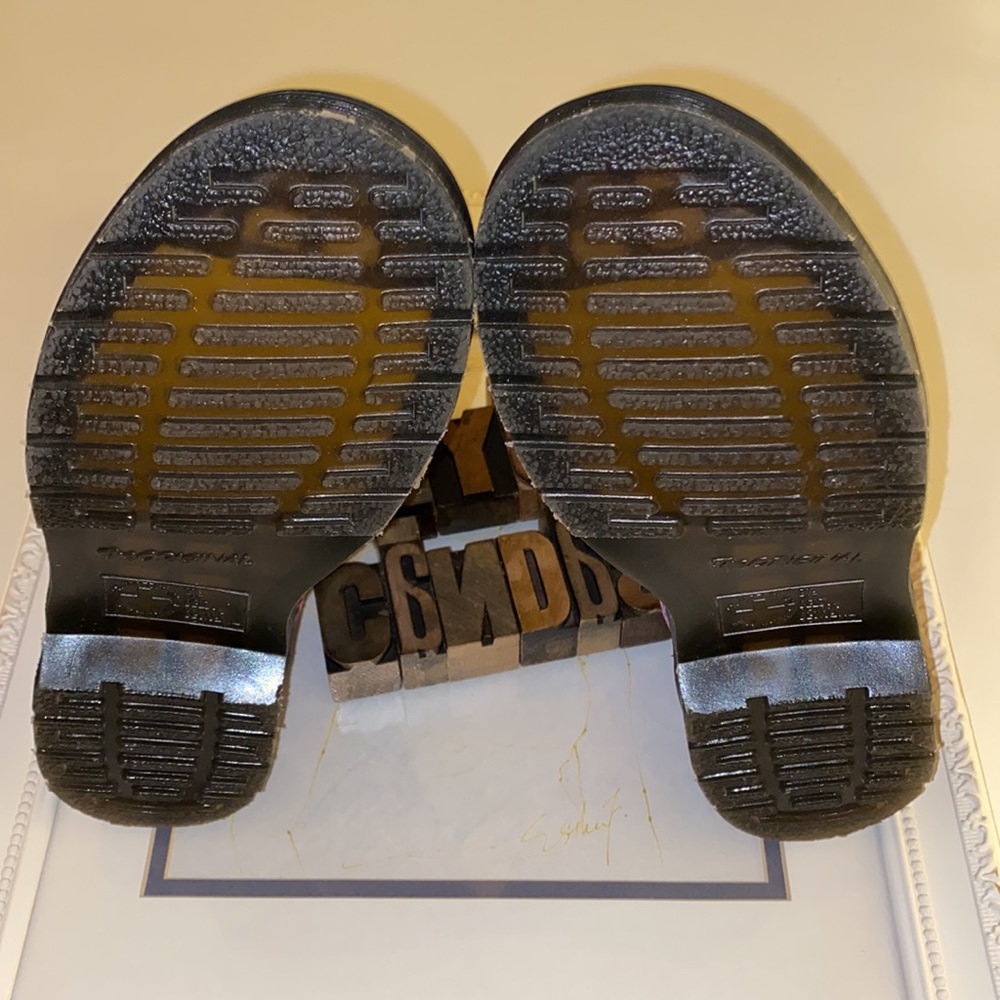 🇬🇧DR. MARTENS 1460 Pascal Purple Snake Metallic Suede Boots - Picture 9 of 16